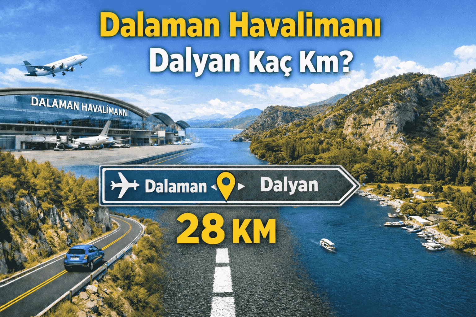 Dalaman Havalimanı Dalyan Arası Kaç Km