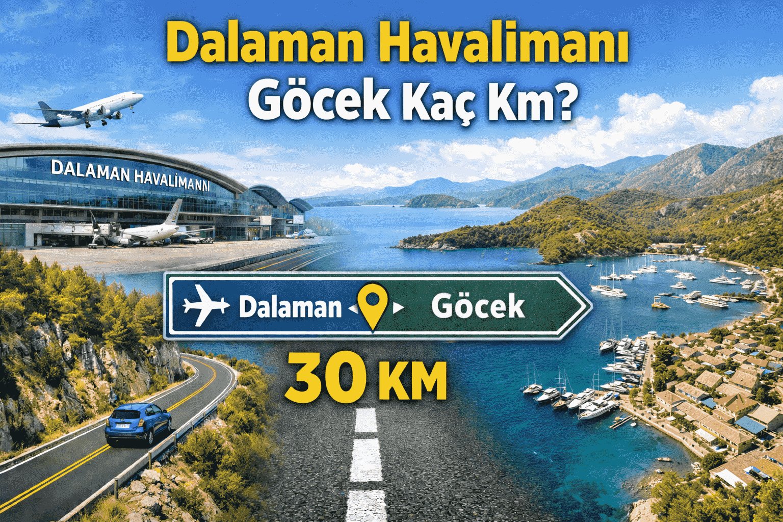 Dalaman Havalimanı Göcek Kaç Km