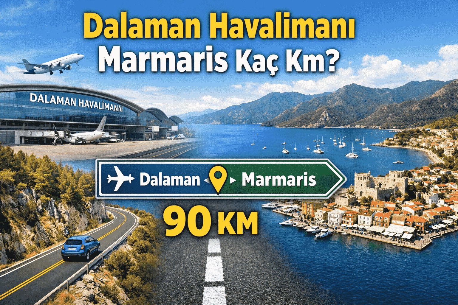 Dalaman Havalimanı Marmaris Kaç Km