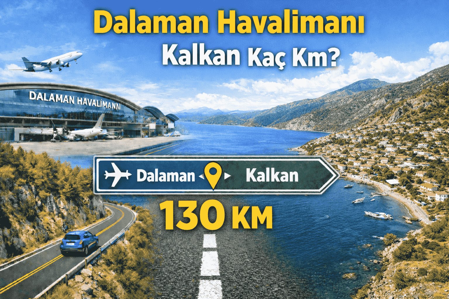 Dalaman Havalimanı Kalkan Arası Kaç Km